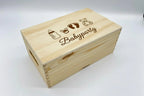 👶 Geschenkbox/Erinnerungskiste Taufe, Erstkommunion, Geburtstag uvm. (personalisierbar)