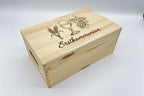 👶 Geschenkbox/Erinnerungskiste Taufe, Erstkommunion, Geburtstag uvm. (personalisierbar)