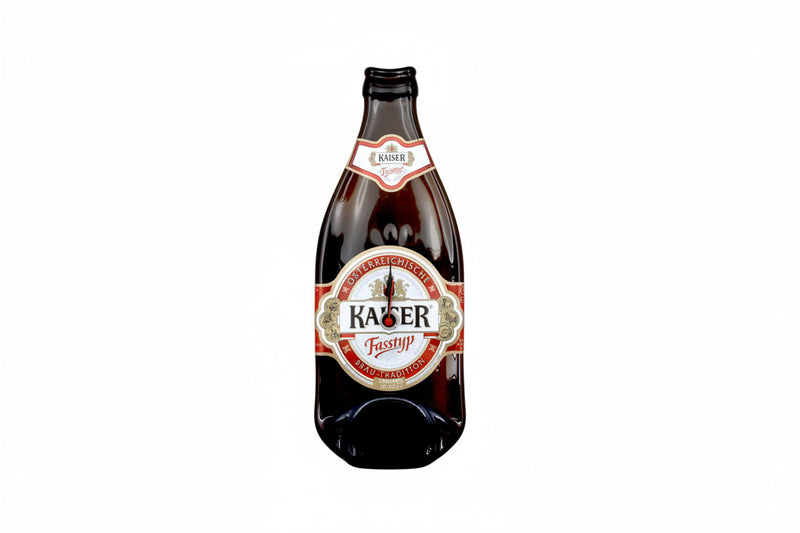 🕒 Modern Kaiser Beer Bottle Clock (Personalizable)
