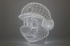 🎮 LED-Lampe Super Mario aus Acryl
