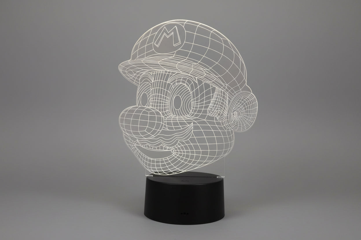 🎮 LED-Lampe Super Mario aus Acryl