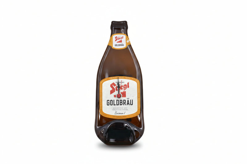 🕒 Modern Stiegl beer bottle clock (personalizable)
