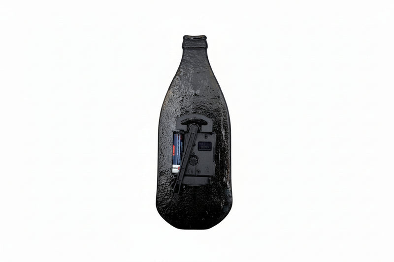 🕒 Modern beer bottle clock with pendulum Zipfer Märzen (personalizable)