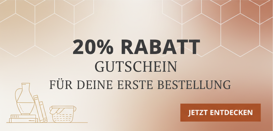 werbung für 20% gutschein für die erste bestellung